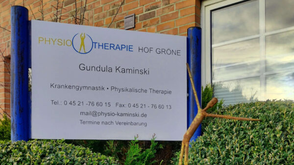 Physiotherapie Hof Gröne Gundula Kaminski Fissau Eutin Krankengymnastik